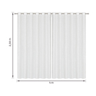 Cortina Blackout Bali Bege 4,00x2,50m 2 Folhas Inspire