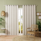 Cortina Blackout Bali Bege 4,00x2,50m 2 Folhas Inspire