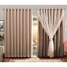 Cortina Blackout Blecaute Pvc Com Voil Tecido 2,80 M X 2,80 M