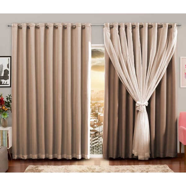 Cortina Blackout Blecaute Pvc Com Voil Tecido 2,80 M X 2,80 M