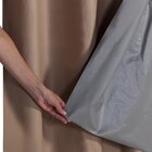 Cortina Blackout Blecaute Pvc Com Voil Tecido 4,00 M X 2,50 M