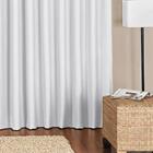 Cortina Blackout Branca 3m X 2,60m Para Varão Sala / Quarto