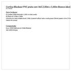 Cortina Blackout Branca Com Voil 2,00m X 1,40m Ideal Para Var