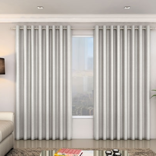 Cortina Blackout Carrara Adomes M7028 2,30x4,00 Prata