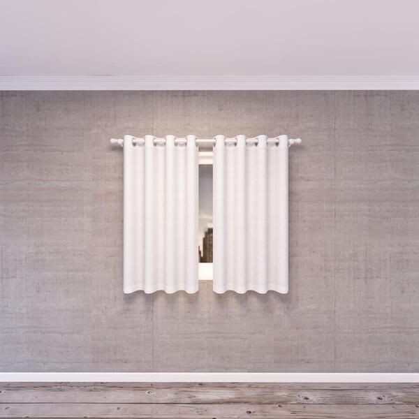 Cortina Blackout Com 1 Folha Boston Branca 140x250cm