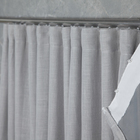 Cortina Blackout Com Linho 2,80x2,30 Para Trilho Suíço Avelã