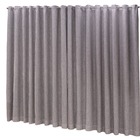 Cortina Blackout Com Linho 2,80x2,30 Para Varão Simples Cinza