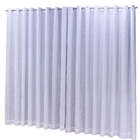 Cortina Blackout Com Linho 2,80x2,50 Para Varão Duplo Branco-