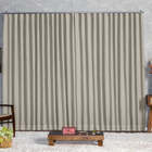 Cortina Blackout Com Linho 4,00x2,50 Para Trilho Suíço Palha