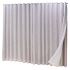 Cortina Blackout Com Linho 4,00x2,50 Para Varão Simples Palha