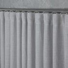 Cortina Blackout Com Linho 4,00x2,70 Para Trilho Suíço Branco