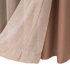 Cortina Blackout Com Linho 6,00x2,70 Para Varão Simples Avelã