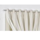 Cortina Blackout Com Voil 2,80x2,30 Para Varão Duplo Gelo