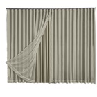 Cortina Blackout Com Voil 2,80x2,50 Para Trilho Duplo Palha