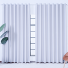 Cortina Blackout Com Voil 3,00x2,30 Para Varão Duplo Avelã