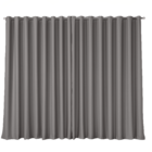 Cortina Blackout Com Voil 3,00x2,50 Para Varão Duplo Avelã