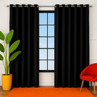 Cortina Blackout Com Voil 4,00x2,30 Para Varão Duplo Avelã