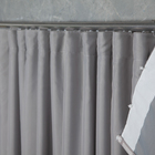 Cortina Blackout Com Voil 4,00x2,70 Para Trilho Duplo Palha