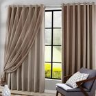 Cortina Blackout Com Voil 5,00x2,30 Para Varão Simples Avelã