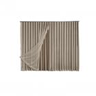 Cortina Blackout Com Voil 6,00x2,30 Para Trilho Suíço Avelã