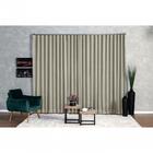 Cortina Blackout Com Voil 6,00x2,30 Para Trilho Suíço Palha