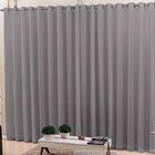 Cortina Blackout Com Voil 6,00x2,70 Para Varão Simples Cinza