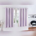 Cortina Blackout Corta Luz 2m X 1,60m Lilás Com 16 Ilhós Para