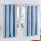 Cortina Blackout Corta Luz 2m X 1,80m Azul Com 16 Ilhós Para