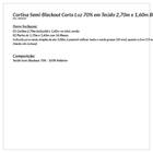 Cortina Blackout Corta Luz 70 % Tecido 2,80 X 1,60 - Bege