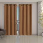 Cortina Blackout Corta Luz 70 % Tecido 2,80 X 2,30 - Avelã
