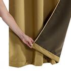 Cortina Blackout Corta Luz 70 % Tecido 2,80 X 2,30 - Dourado