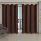 Cortina Blackout Corta Luz 70 % Tecido 4,00 X 2,70 - Tabaco
