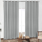 Cortina Blackout Corta Luz de Tecido 3,80m x 2,70m Cinza com