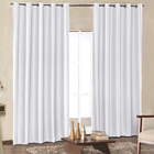 Cortina Blackout Corta Luz de Tecido 4,80m x 2,70m Branca com