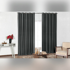 Cortina Blackout Corta Luz de Tecido 4,80m x 2,70m Preta com