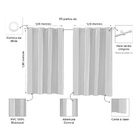 Cortina Blackout Corta Luz Pvc 220cm X 130cm - Branco