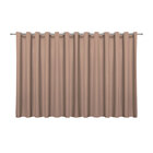 Cortina Blackout De Tecido Avelã 6,00m X 2,70m 75% De Corta L