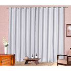 Cortina Blackout De Tecido Solaris 4m X 2,50m Gelo Para Varão