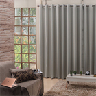 Cortina Blackout Em Tecido 3m Para Sala Com Ilhos Cromados Ge