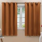 Cortina Blackout Em Tecido Class Avelã Corta Luz 2 80m X 1 60m