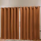 Cortina Blackout Em Tecido Class Avelã Corta Luz 4 00m X 2 70m