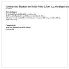 Cortina Blackout Em Tecido Prime 2,70 M X 2,30 M - Bege
