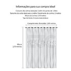 Cortina Blackout Em Tecido Prime 3,00 M X 2,70 M - Tabaco