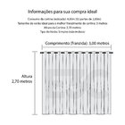 Cortina Blackout Em Tecido Prime 4,00 M X 2,70 M - Gelo