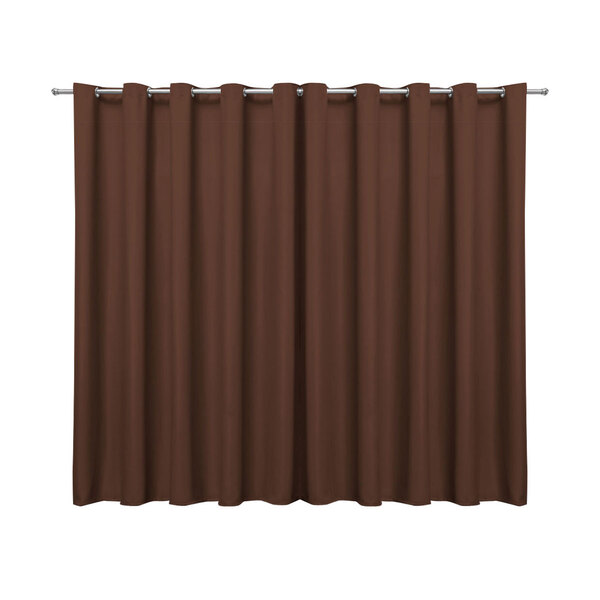 Cortina Blackout Em Tecido Tabaco 4,00m X 2,70m 75% De Corta