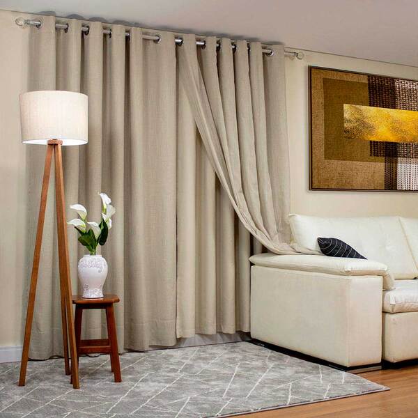 Cortina Blackout Gaze De Linho Glb 5,00 X 2,60 M