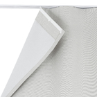 Cortina Blackout Hera Rodizio Deslizante Poliéster Off White 2,60x2,30m 2 Folhas Vestis