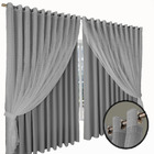Cortina Blackout Jade Corta Luz 2,50 X 1,60 Quarto Cinza