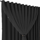 Cortina Blackout Jade Corta Luz 6,30 X 2,40 Quarto Preto