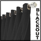 Cortina Blackout Jade Corta Luz 8,60 X 2,60 Quarto Preto